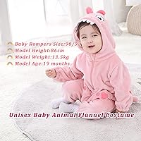 Vista 35 de TONWHAR Baby Boy's Girl's Animal Bodysuit Infant And Toddler's Romper Jumpsuit Halloween Costume Partywear Mono marrón