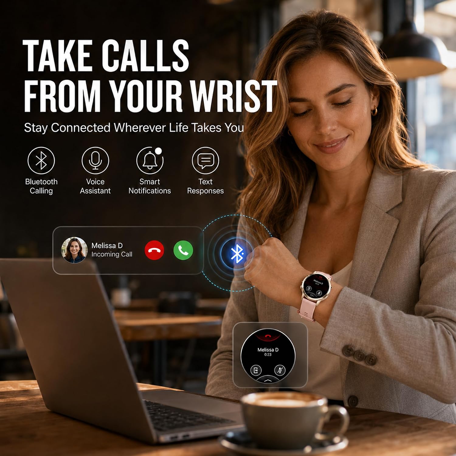Garmin Venu 3S GPS Smartwatch, 41mm Gold/Rose, Fitness Tracker with 10-Day Battery & Sleep Coach - Includes Premium Charging Stand, Extra Power Cable & Port Protector Plugs (Renewed) image 5