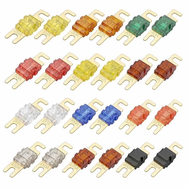 Kit de Fusíveis Mini ANL Weasch 32 V para Sistemas Automotivos – 24 unidades