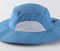Vista 58 de Home Prefer UPF50+ - Sombrero de sol para hombre, sombrero de pesca de ala ancha para hombres y mujeres, sombrero de playa con protección UV, Gris