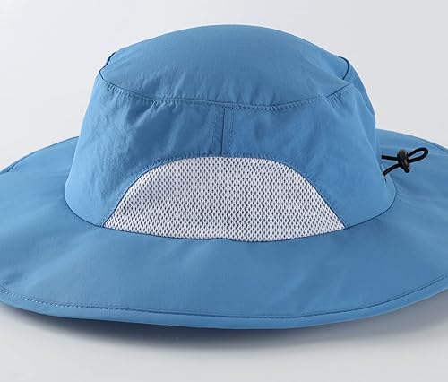 Miniatura 58 de Home Prefer UPF50+ - Sombrero de sol para hombre, sombrero de pesca de ala ancha para hombres y mujeres, sombrero de playa con protección UV, Gris