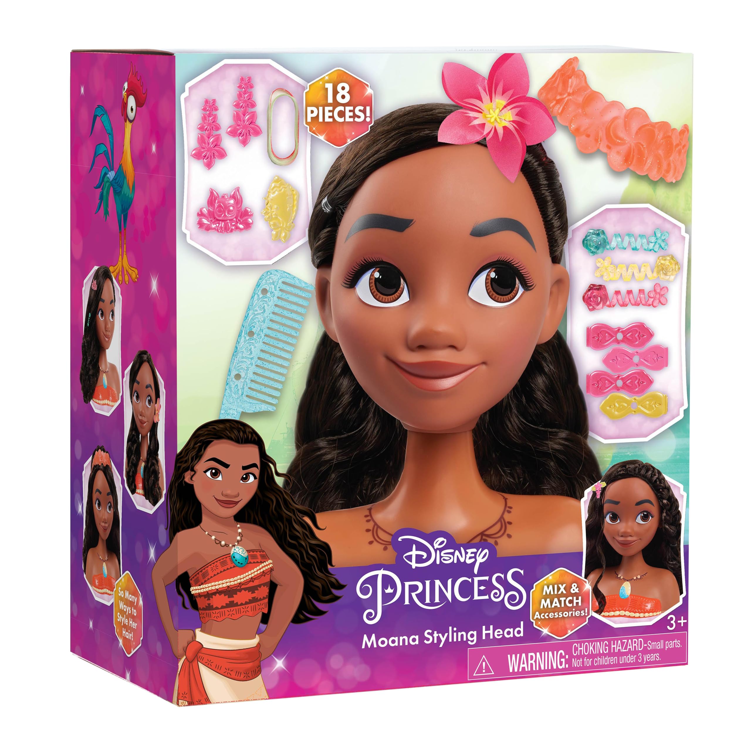 Disney Princess Basic Moana Styling Head