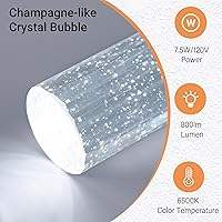 Vista 3 de Lámpara colgante de techo, iluminación LED de cocina, luces colgantes de cristal para isla de cocina, 1 luz integrada para colgar en la cocina