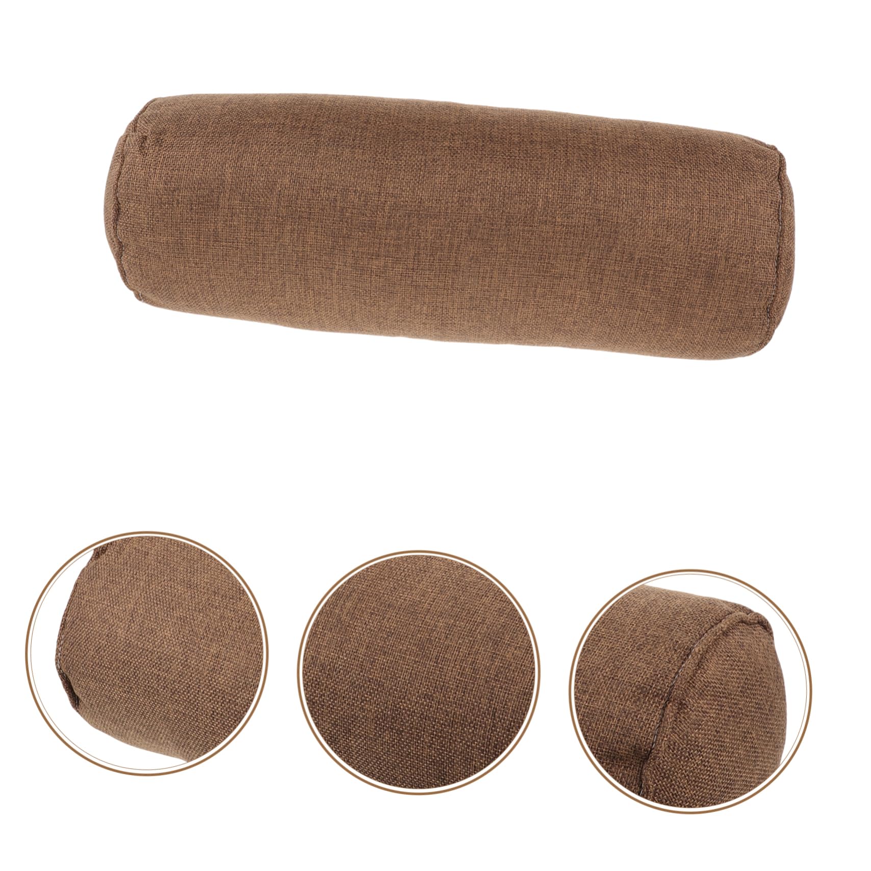 BESPORTBLE Cuscino Yoga Meditazione in Cotone e Lino a Forma Cilindrica, Versatile e Comodo Supporto per Yoga e Cuscino per Piedi
