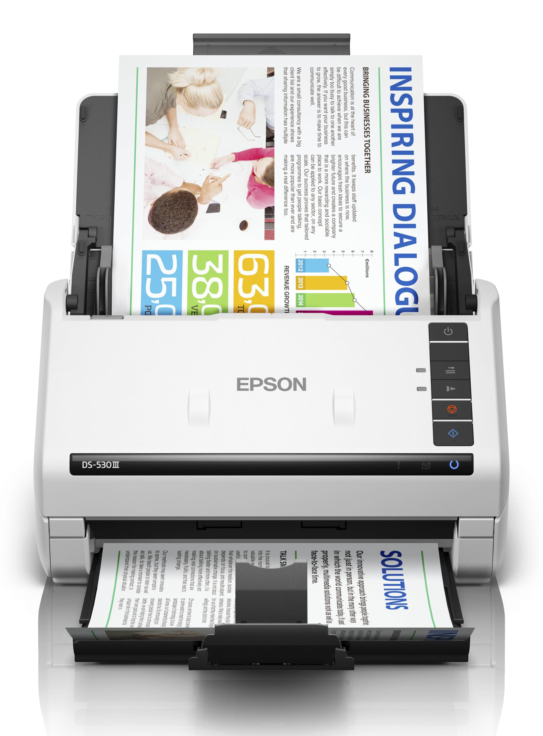 Epson Workforce DS-530iii Dokumentenscanner Duplex A4 Bis 40 Ppm/80 Ipm