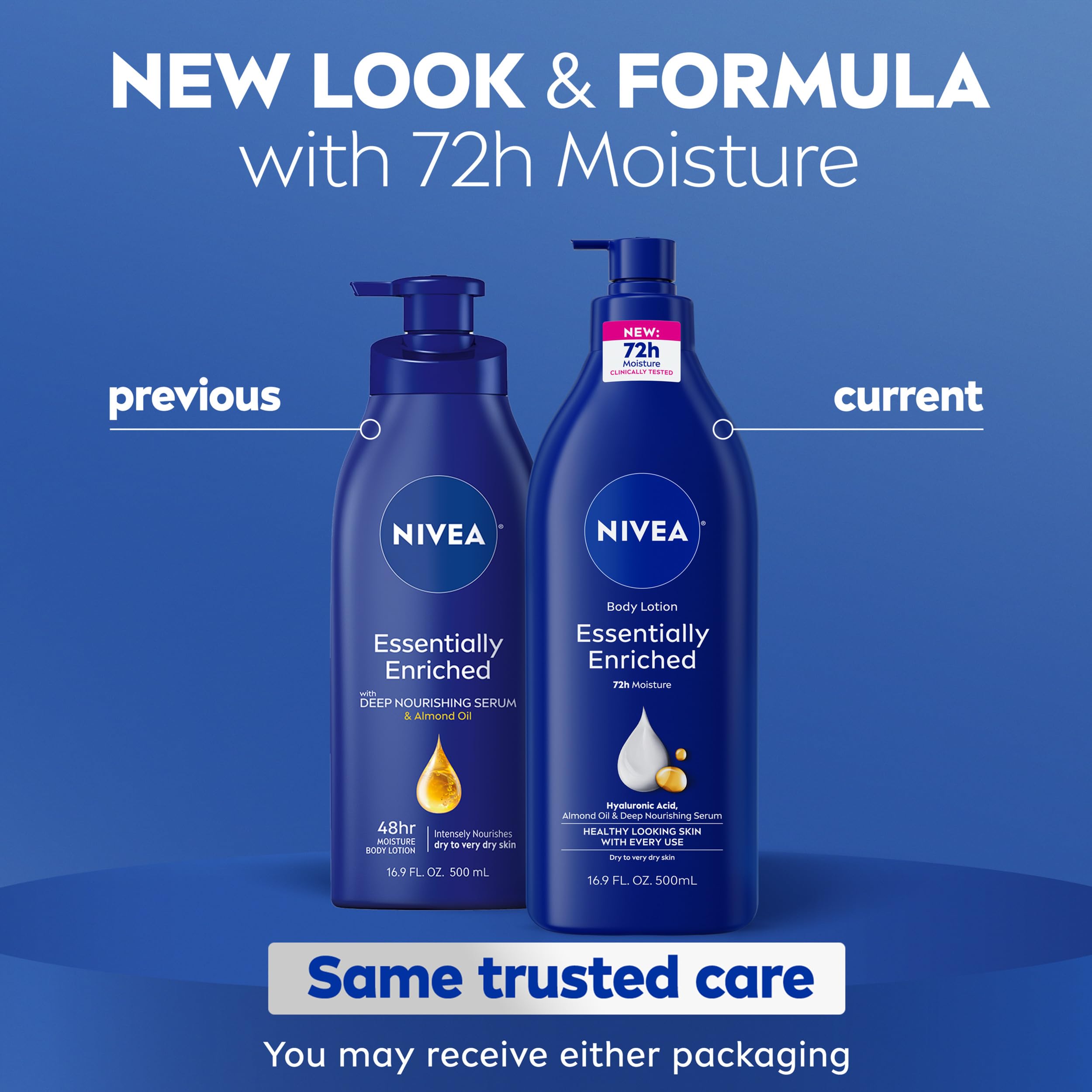 NIVEA Body Lotion Value Pack - 72 Hour Moisture -2