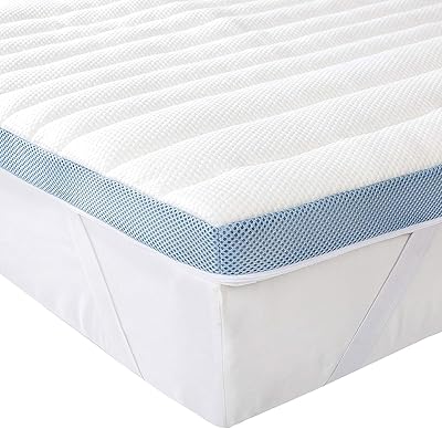 Surmatelas Amazon Basics mousse à mémoire de forme avec sangles