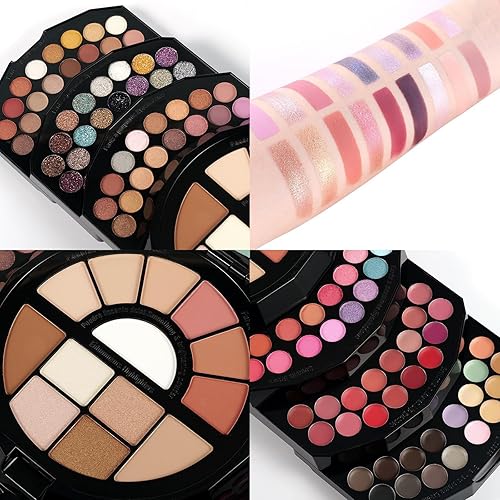 Miniatura 4 de Kit completo de maquillaje de 109 colores todo en uno para mujer, kit de maquillaje profesional, juego de regalo de maquillaje para mujeres y niñas,