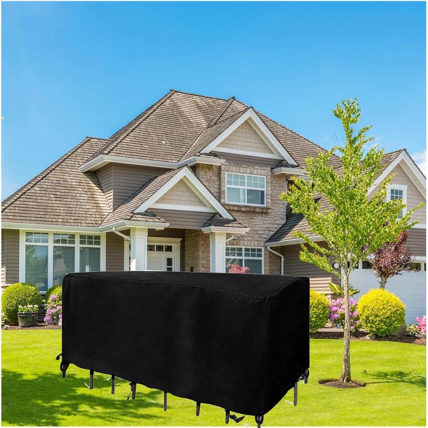 Sectional Cover Outdoor Waterproof Every Day 98L x 39W x 31H inches Patio Furniture Covers, Patio Covers for Shade and Rain Outside Table Cover Weather Proof