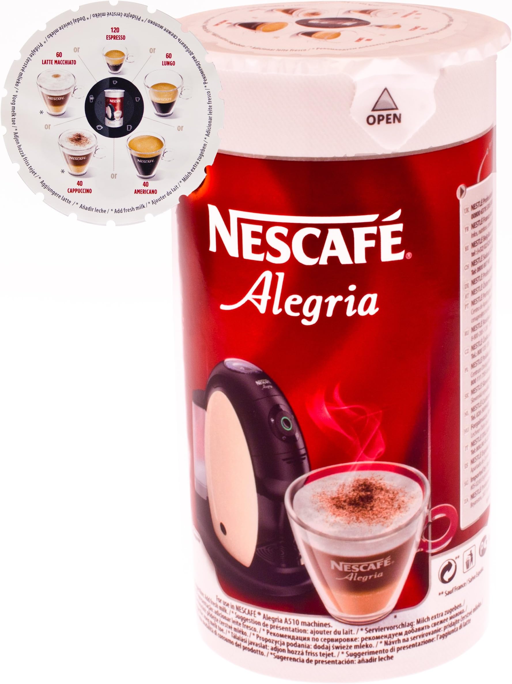 Nescafe Alegria Number A510 Cartridge 115 g (Pack of 1)