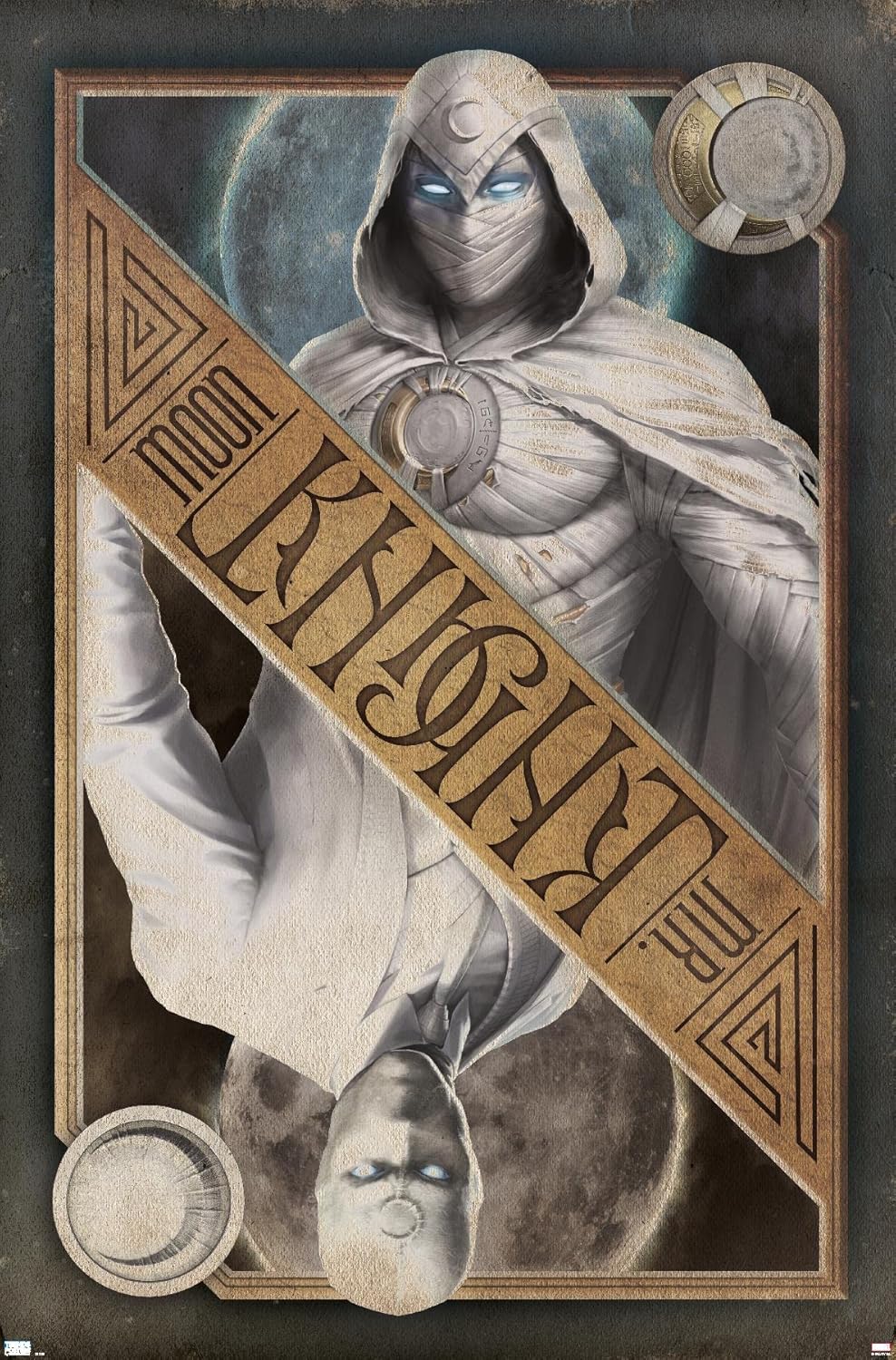 Trends International Marvel Moon Knight - Card Wall Poster, 22.375" x 34", Premium Unframed Version