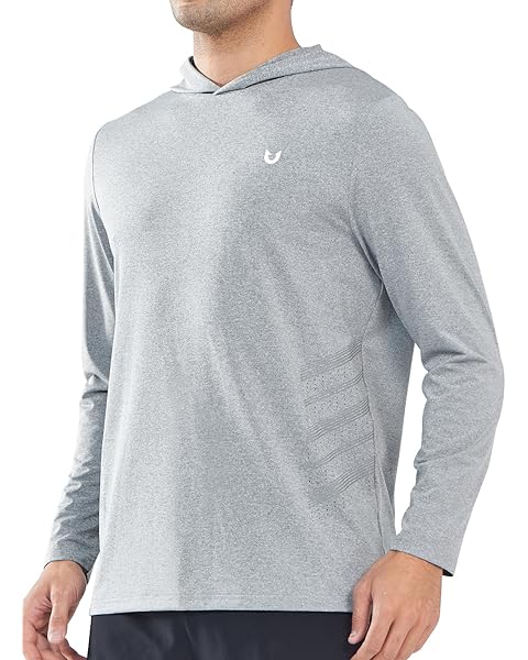 NORTHYARD Men's UPF 50+ Long Sleeve Hoodie Shirts Sun Protection Fishing Swim Beach Lightweight Quick Dry UV SPF Rash Guard