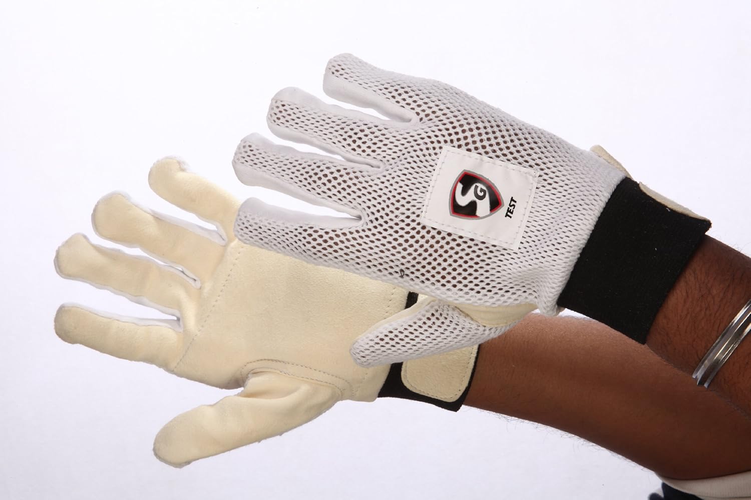 Test Large Mens Inner Cricket Glove Sports & Outdoors