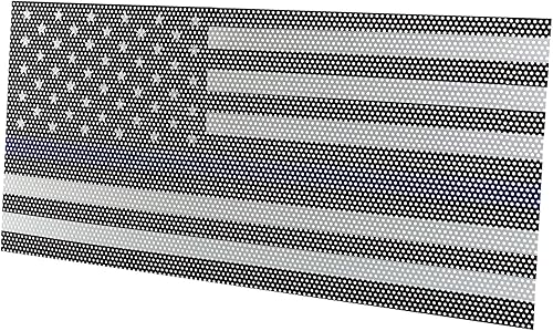 Miniatura 8 de Hooke Road Deflector de rejilla de malla compatible con Jeep JK Wrangler 2007-2018