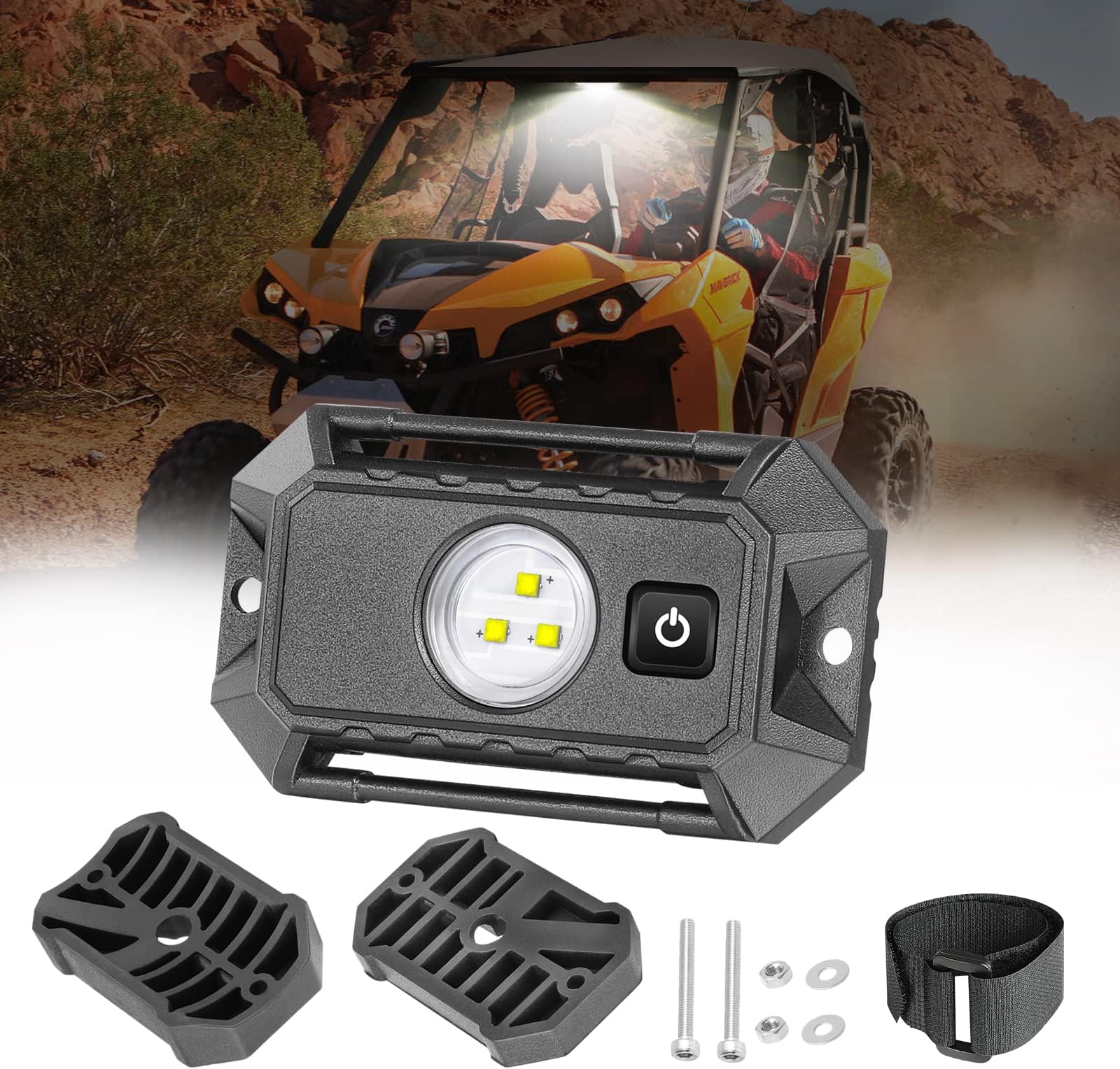 UTV Dome Light, MutoBeam Battery Powered Operated Light
