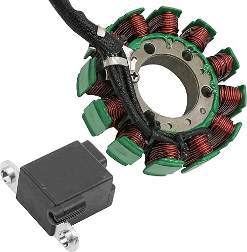 Miniatura 5 de Caltric Estator y bobina de recogida compatible con Honda TRX300FW Fourtrax 300 1988-200012 Pol