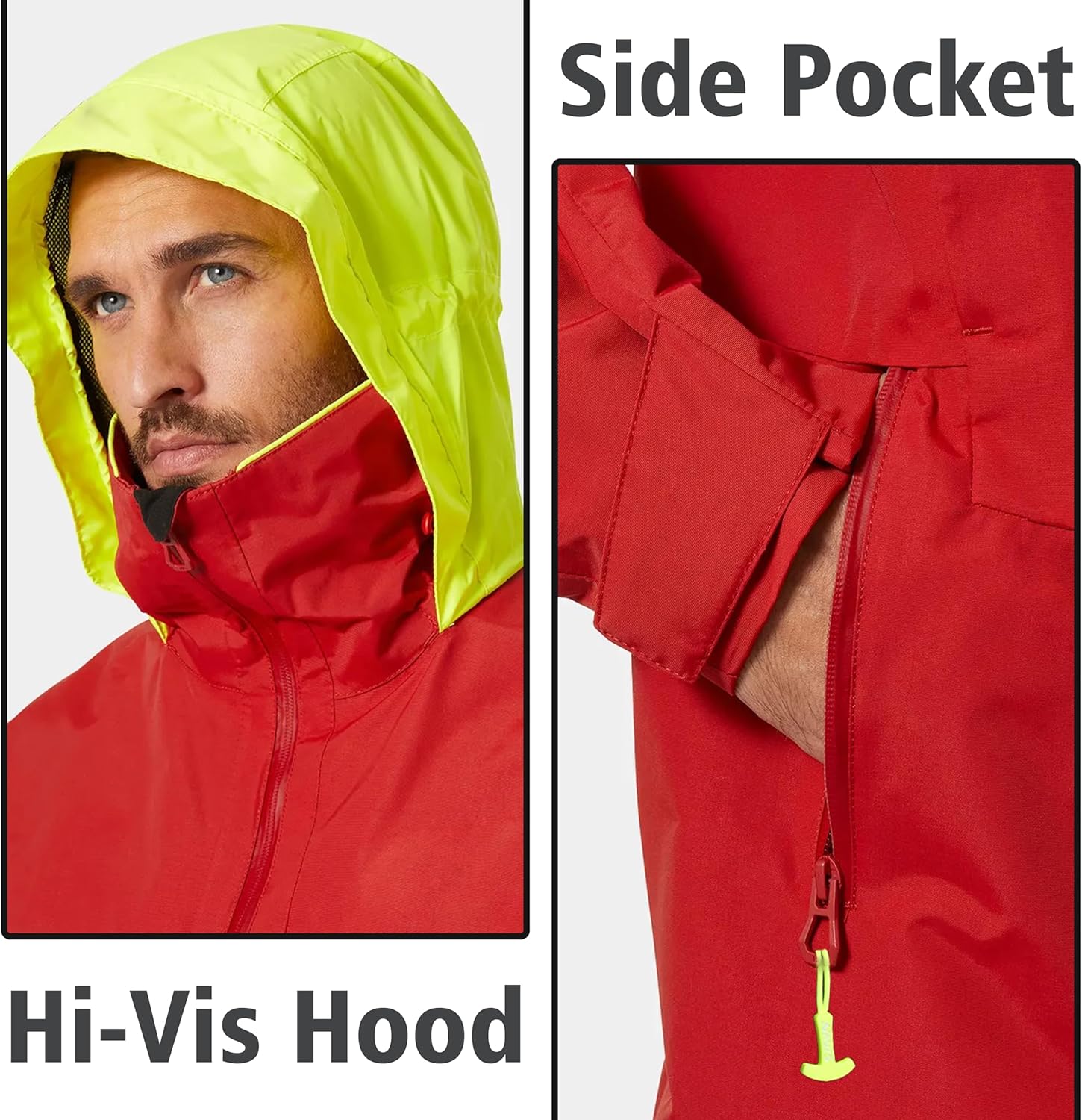 Men’s Offshore Sailing Jacket – 3L-Gore Pro-Tex Waterproof Foul Weather Gear for Coastal & Ocean Sailing - Image 4