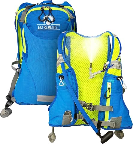 Misting & Hydration Backpack with 8L Capacity and Built-in Mister