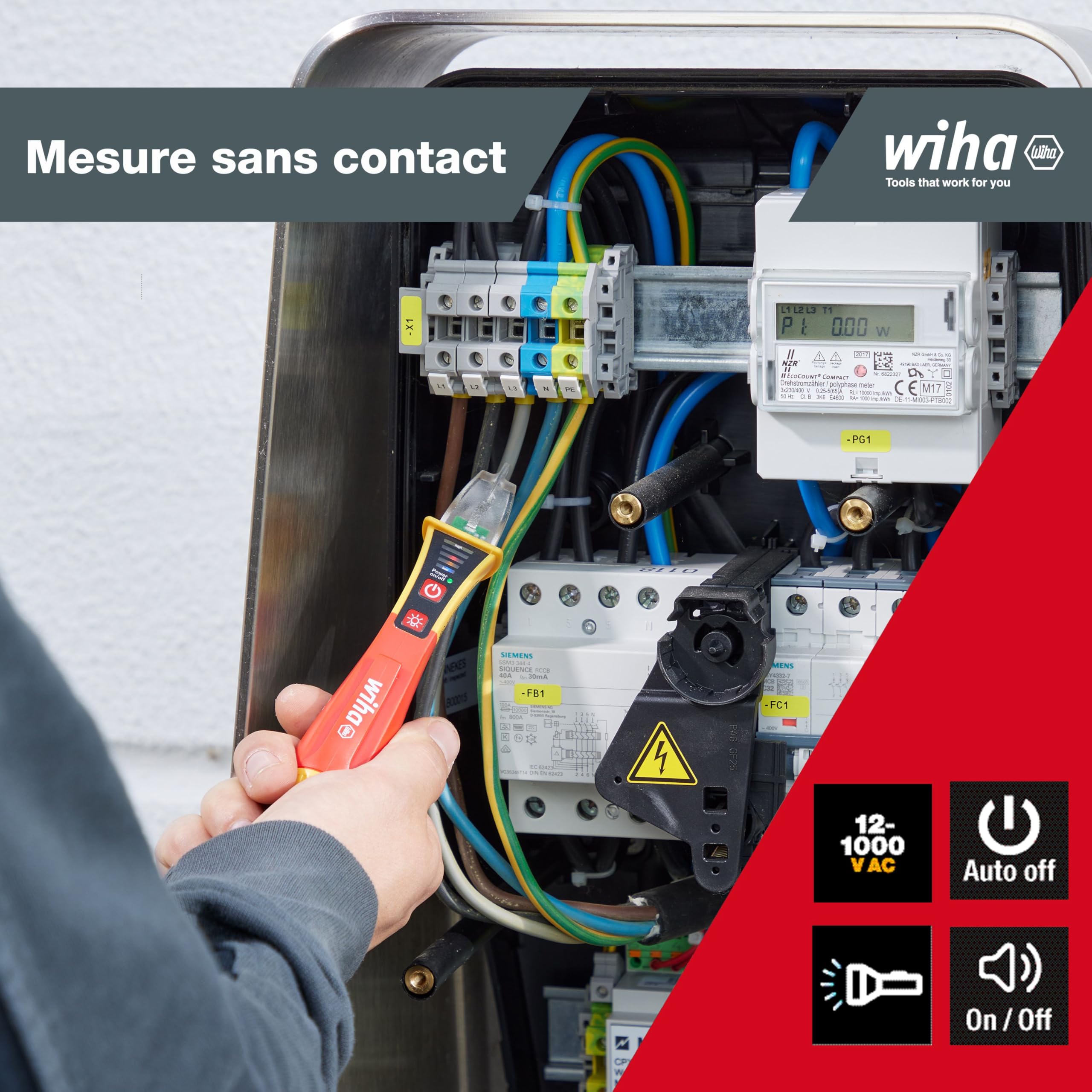Wiha SB 255-13 Volt Detector 12-1.000 V