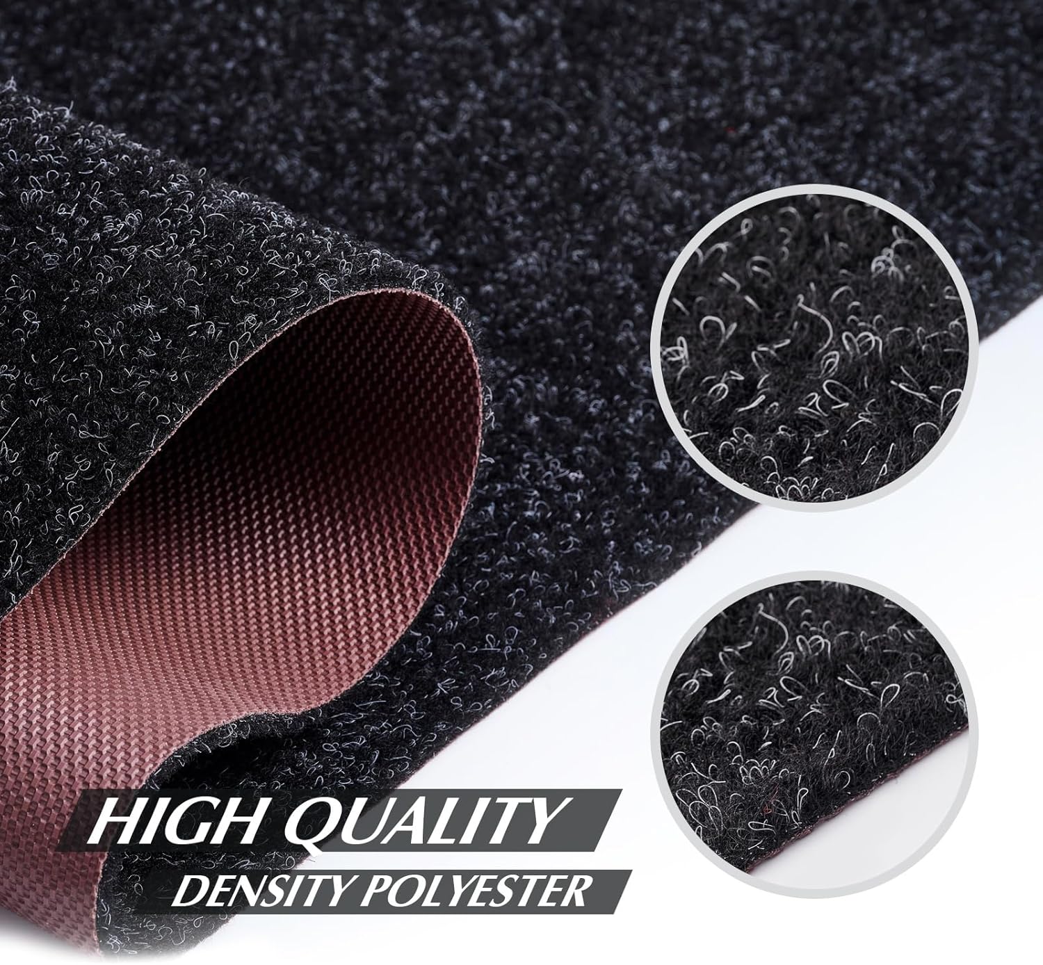 Outdoor/Indoor 4ft x 8ft Runner Rug, Hallway Custom Sizes Non-Slip Rubber Backing Area Runner Rugs Waterproof Carpet Rugs for Kitchen Entryway Balcony Garage Stair Laundry