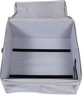 Hat Storage Box with Lid 42x42x20cm Portable Travel Hat Organizer Case for Wide Brim for Bedroom Closet and Outdoor Use
