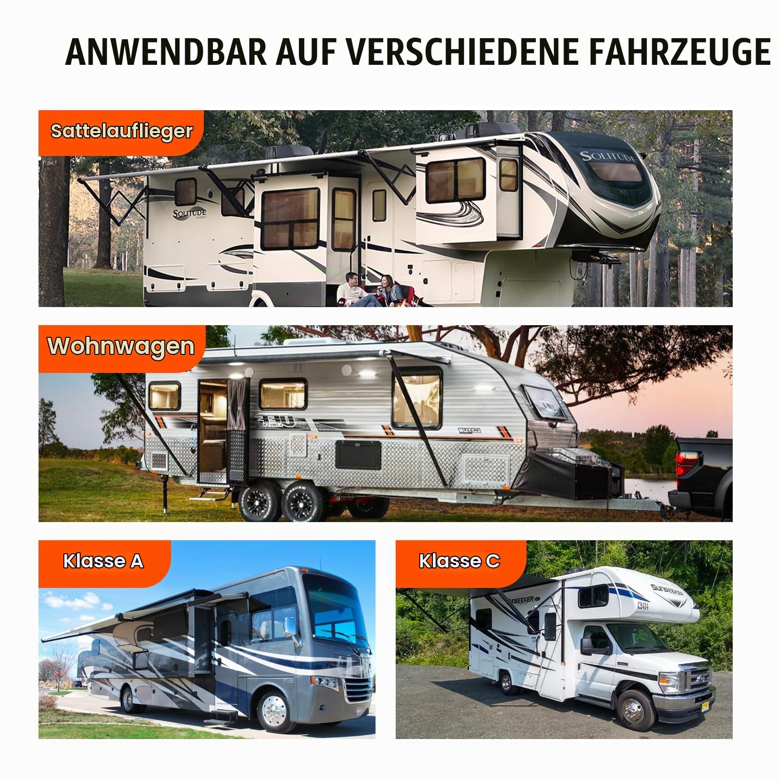 VEVOR Nivellierpads für Wohnmobile, Runde 9-Zoll-Landefüße, Fest angebrachte Wagenheberstabilisatoren, Gummi-Wagenheberpads, 2268 kg Kapazität pro Wohnmobil-Wagenheberpad