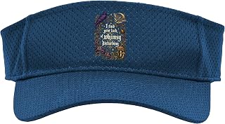 I Find Your Lack of Whimsy Disturbing Cottagecore Raven Moth Sport Sun Visor