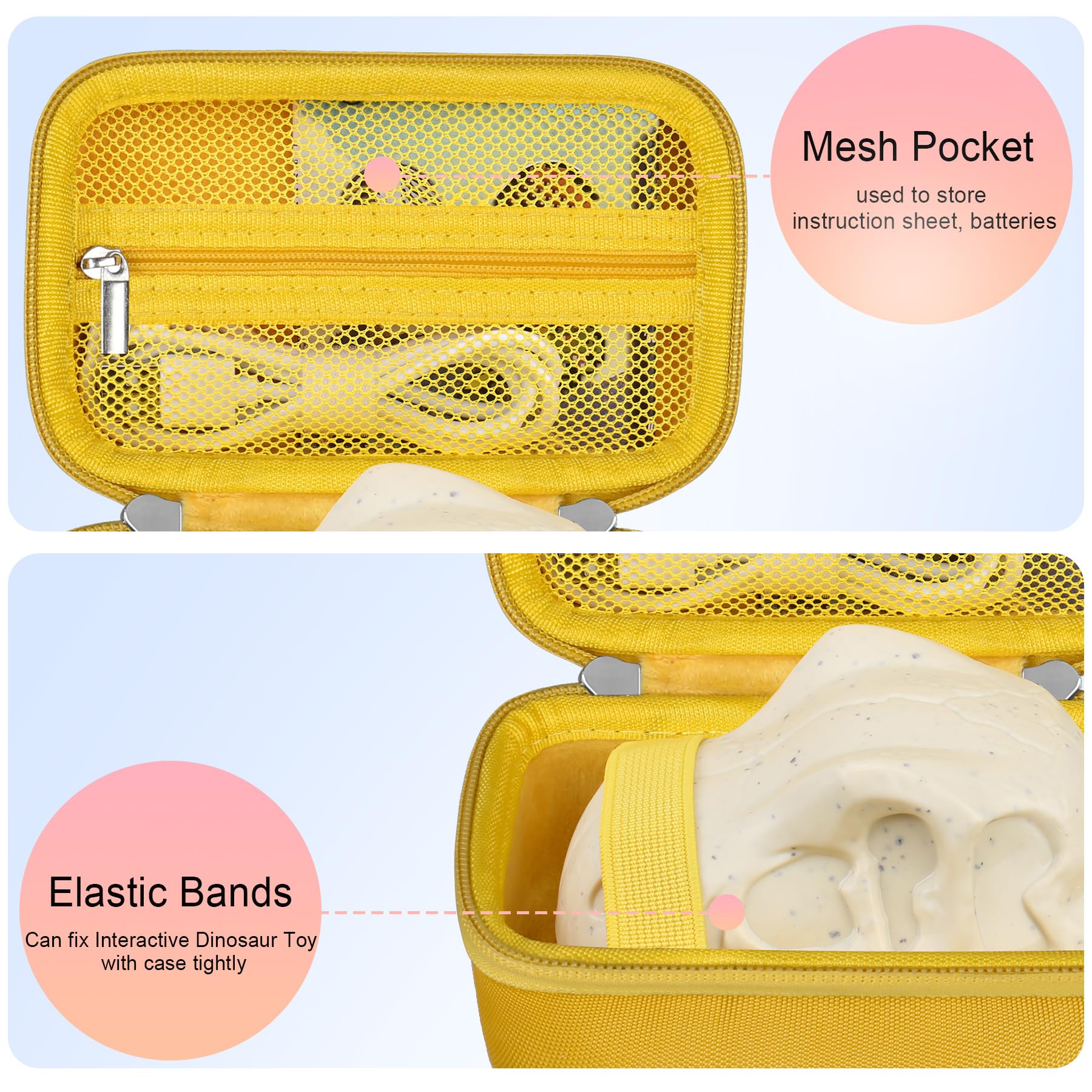 Elonbo Carrying Case for Bitzee Jurassic World Interactive Dinosaur Toy - Image 3