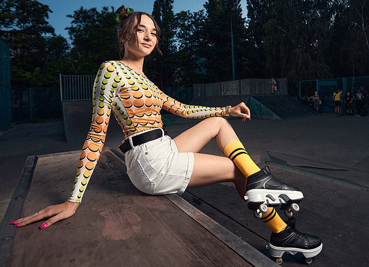 LED Enfant Chaussures A Roulettes Lumineuse Garçons Filles Antidérapant