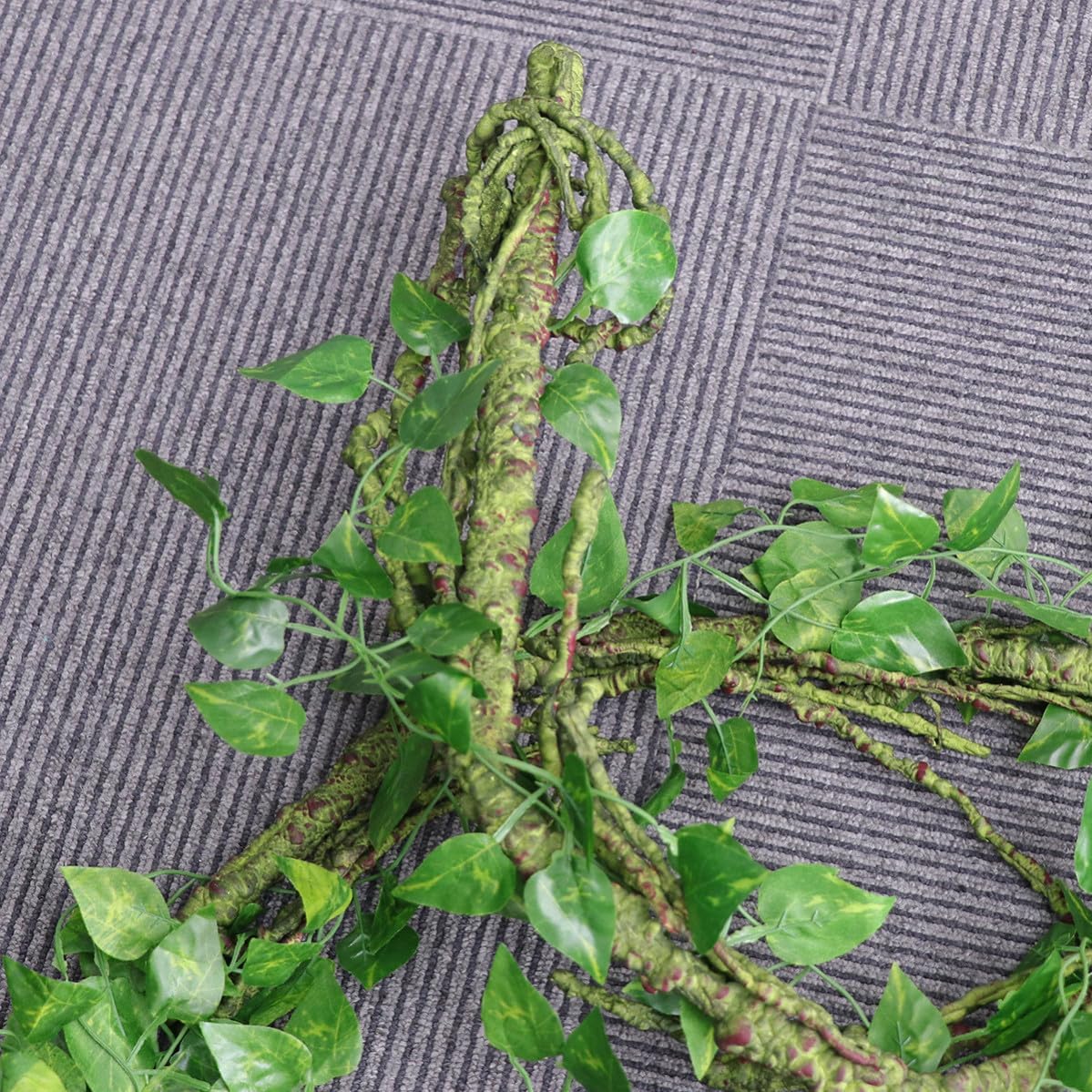 Luxshiny 3pc Jungle Vines Reptile Climbing Decor with Curved PVC Steel Wire image 4