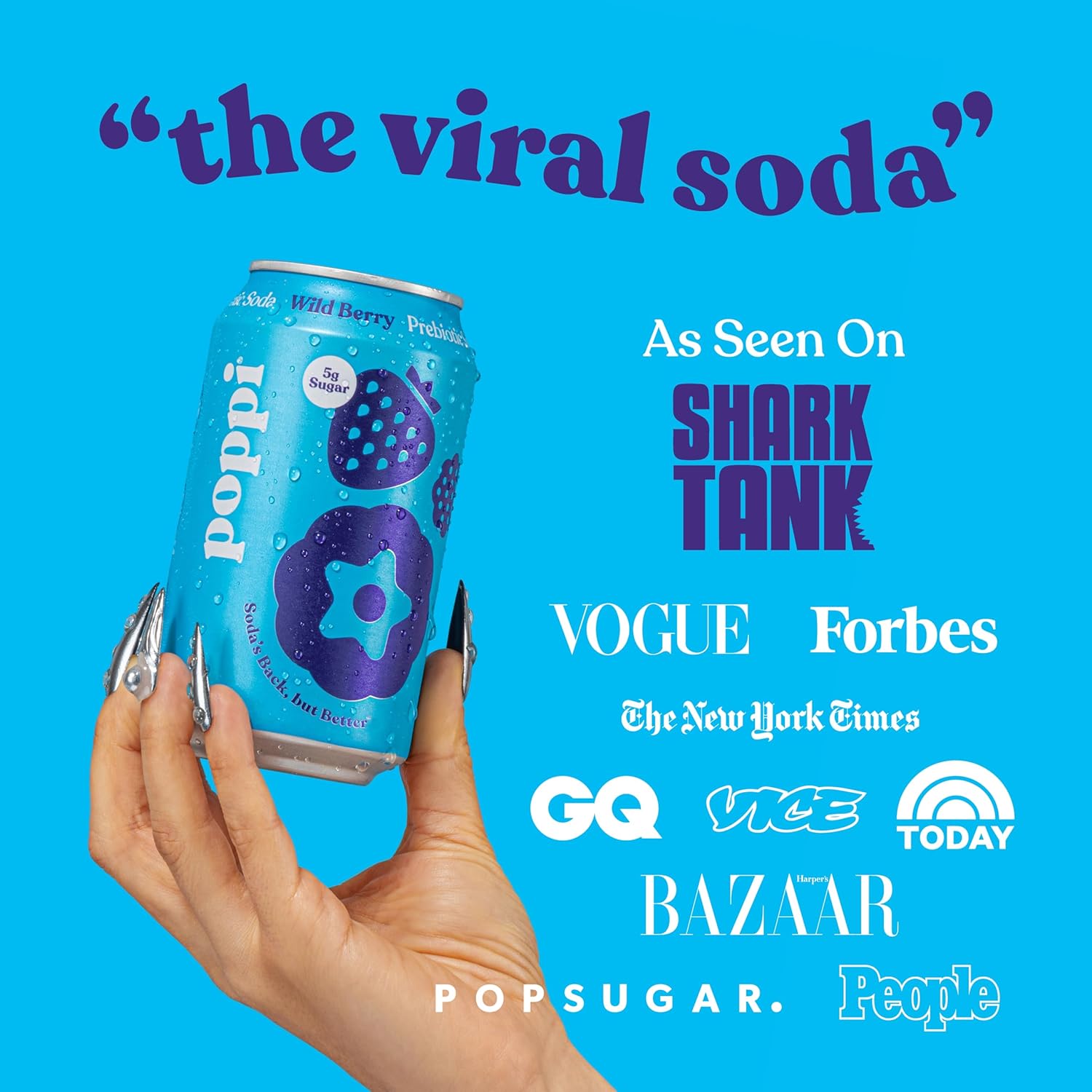 Poppi Sparkling Prebiotic Soda Beverage with Apple Cider Vinegar, Seltzer Water and Fruit Juice, New Obsessions Variety Pack, 12 Fl Oz, Pack of 12, Packaging May Vary