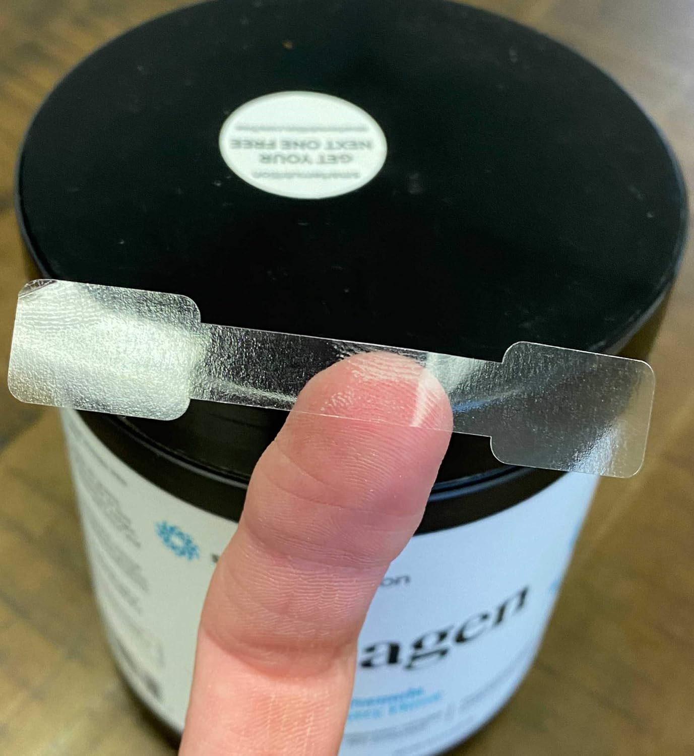 Clear Blank Tamper Evident Labels, 0.5 x 2.75 Inch 500 Total Clear Stickers - Tamper Proof Stickers, Ideal for Food Delivery, Food Packaging, Envelope Seals, Product Protection