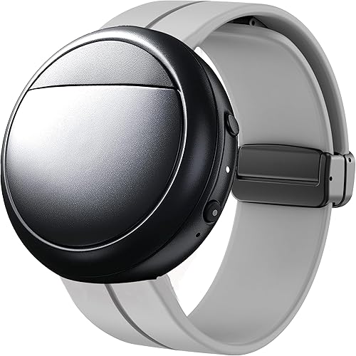 Miniatura 10 de Embr Wave 2 bandas compatibles con hebilla magnética de silicona suave, correa de repuesto compatible con pulsera térmica Embr Wave 2