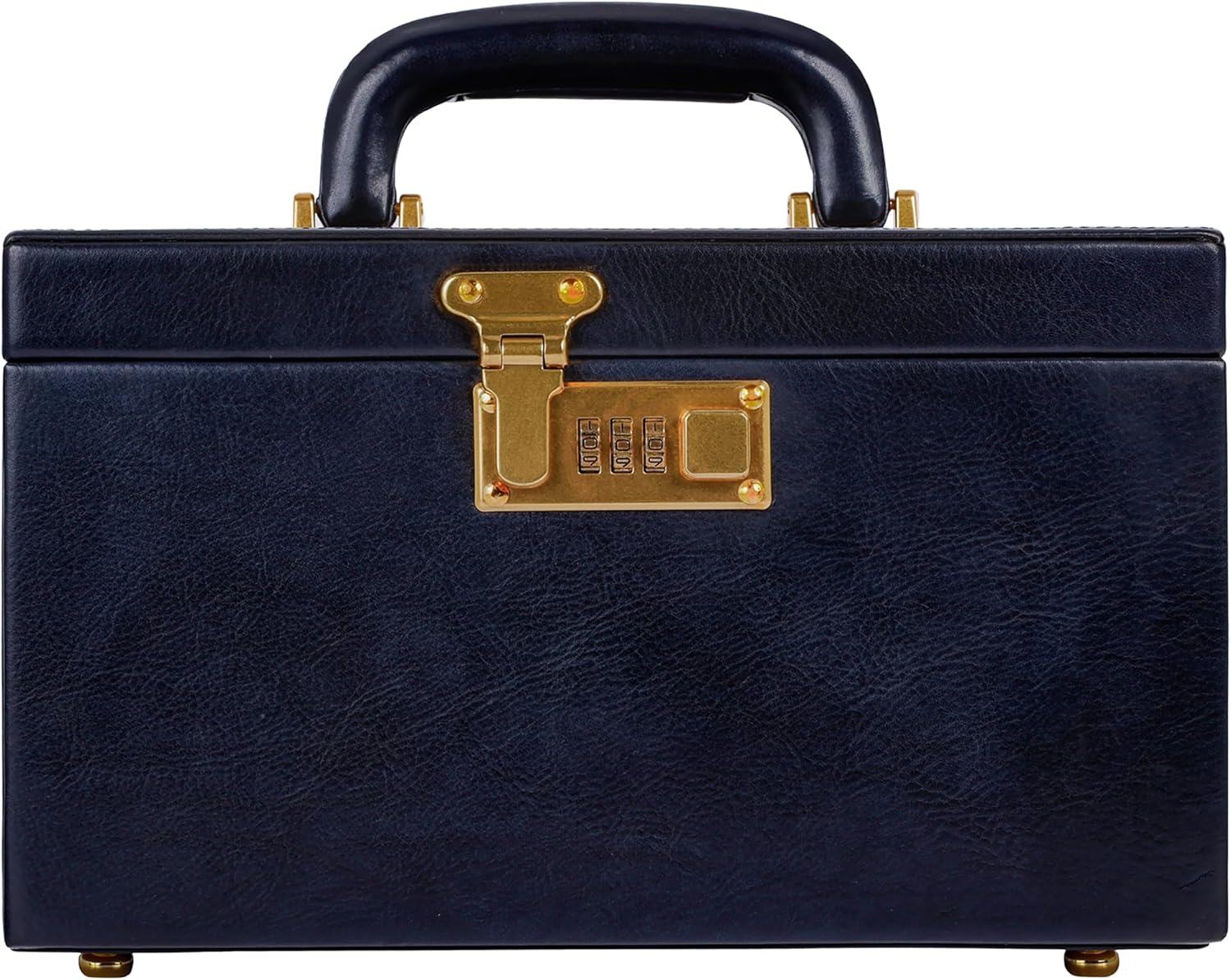 Time Resistance Leather Jewelry Box – Full Grain...