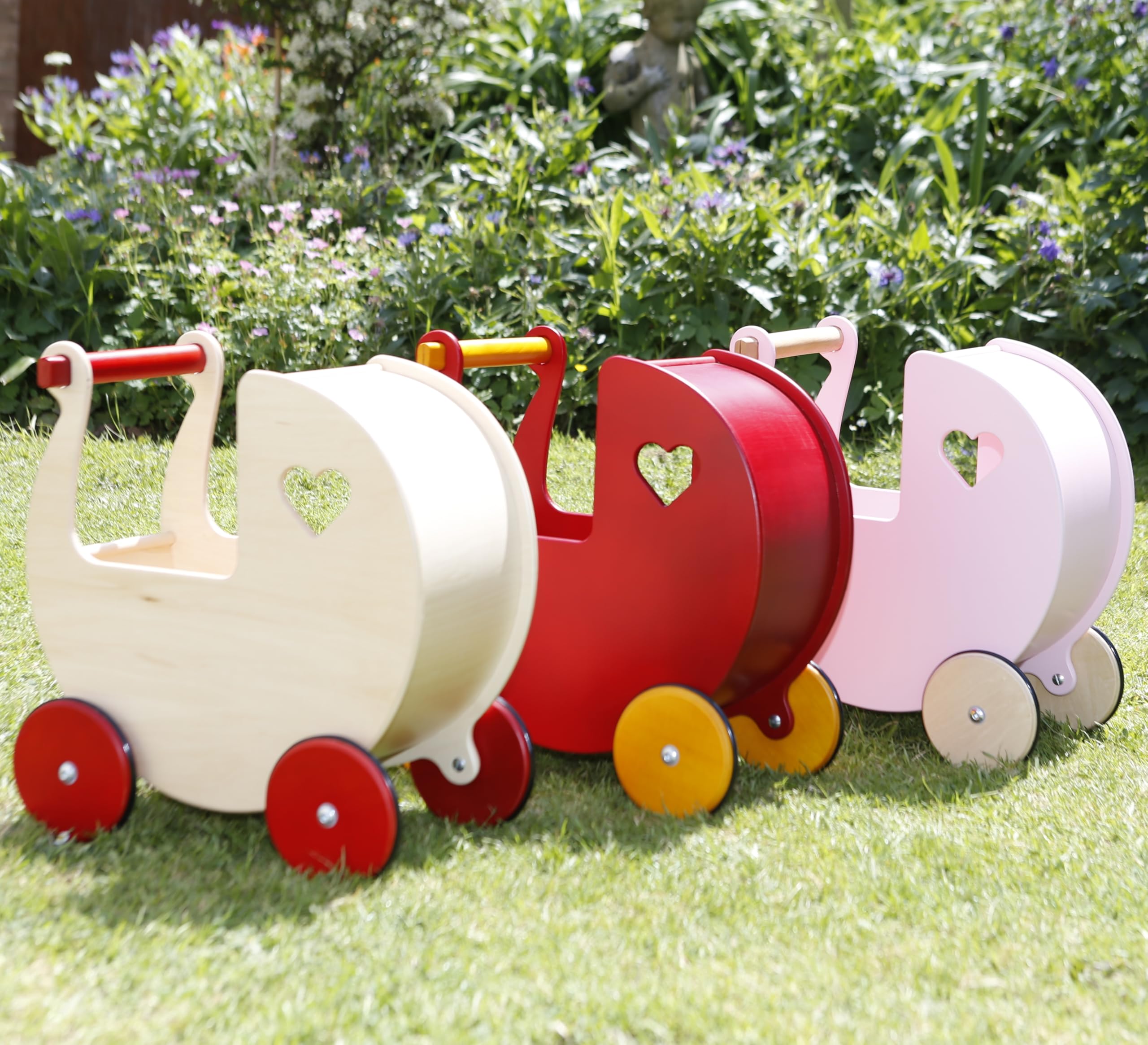 Moover Toys Puppenwagen, natur