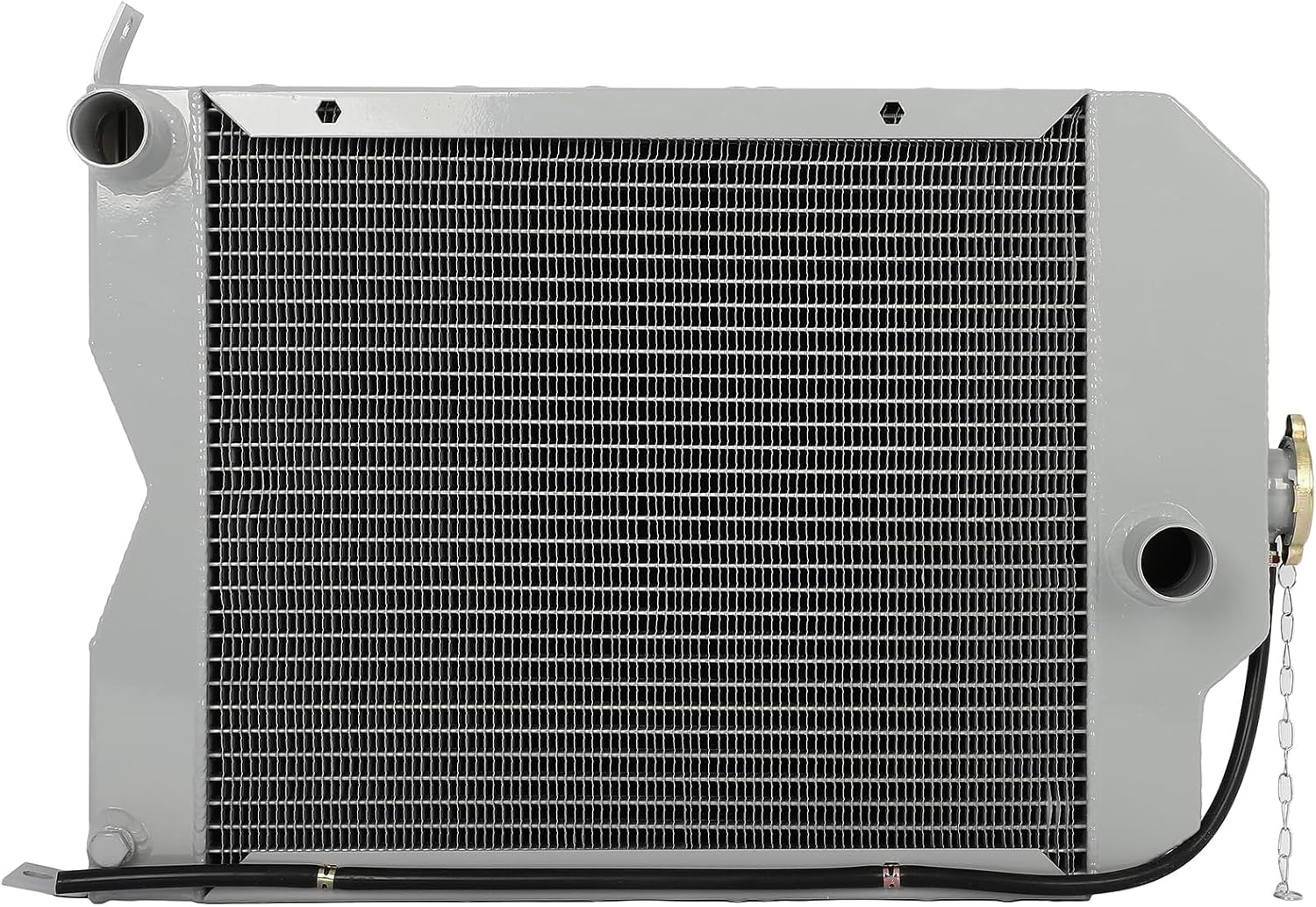 SCITOO Engine Coolant Radiator Assembly for Tractor for Massey Ferguson Radiator 50 50A 65 302 304 Models Replace 186733M91