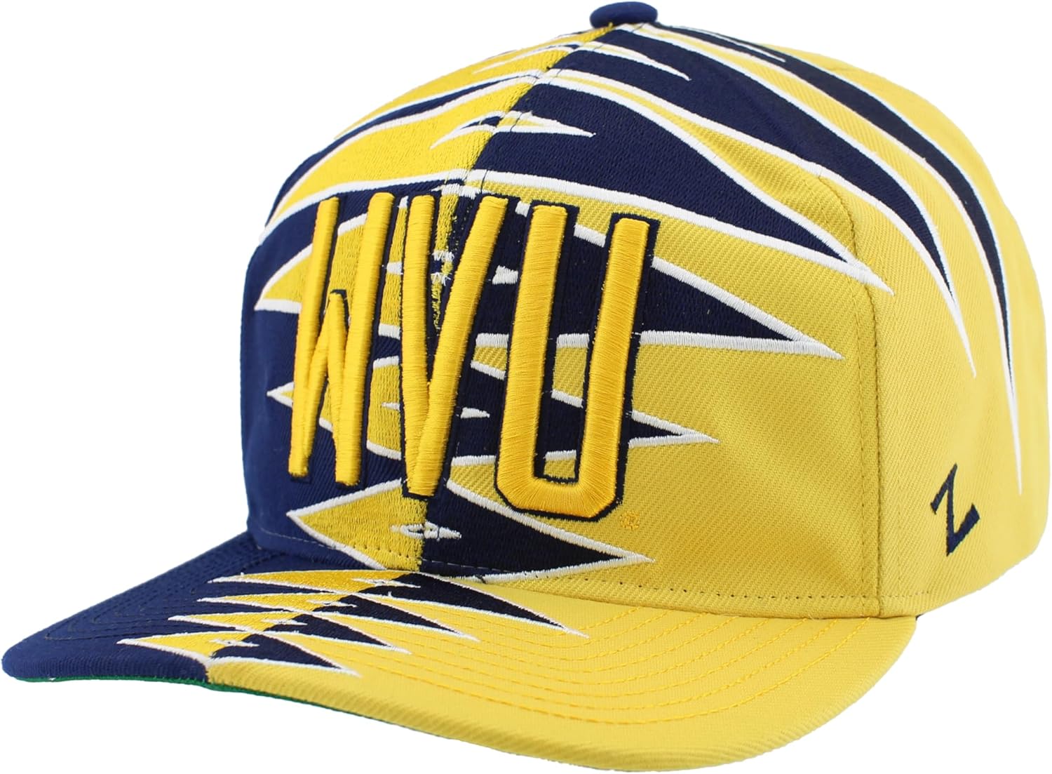 ZHATS NCAA Officially Licensed Adjustable Snapback Hat Team Color Split - Image 3