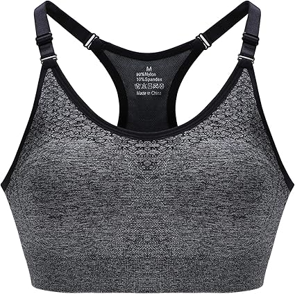 Sport BH Damen One Shoulder - Nahtloser Yoga BH Mit Starkem Halt Ohne Bügel