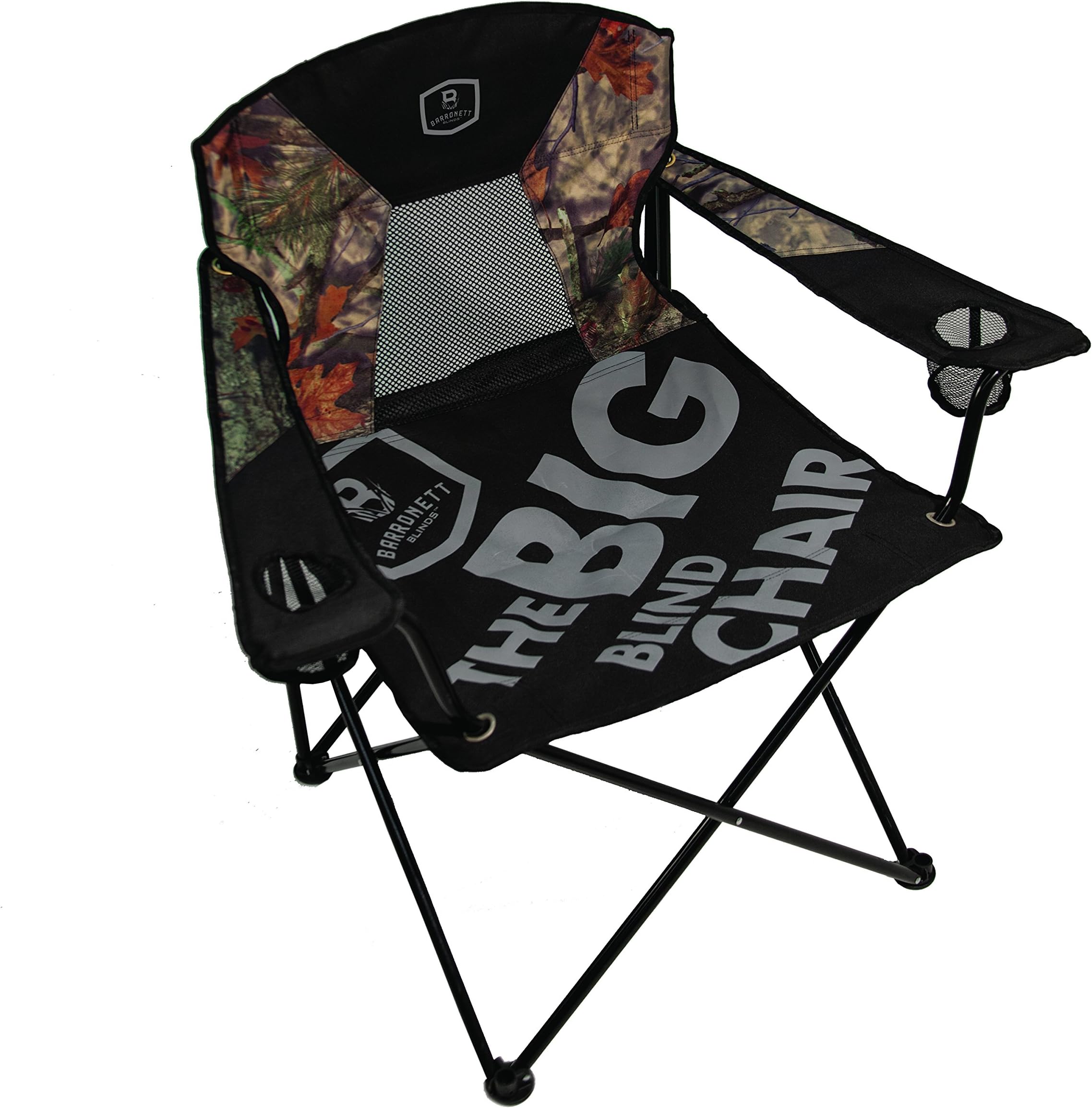 Barronett Blinds BA800 Big Blind Folding Chair, Camo/Black