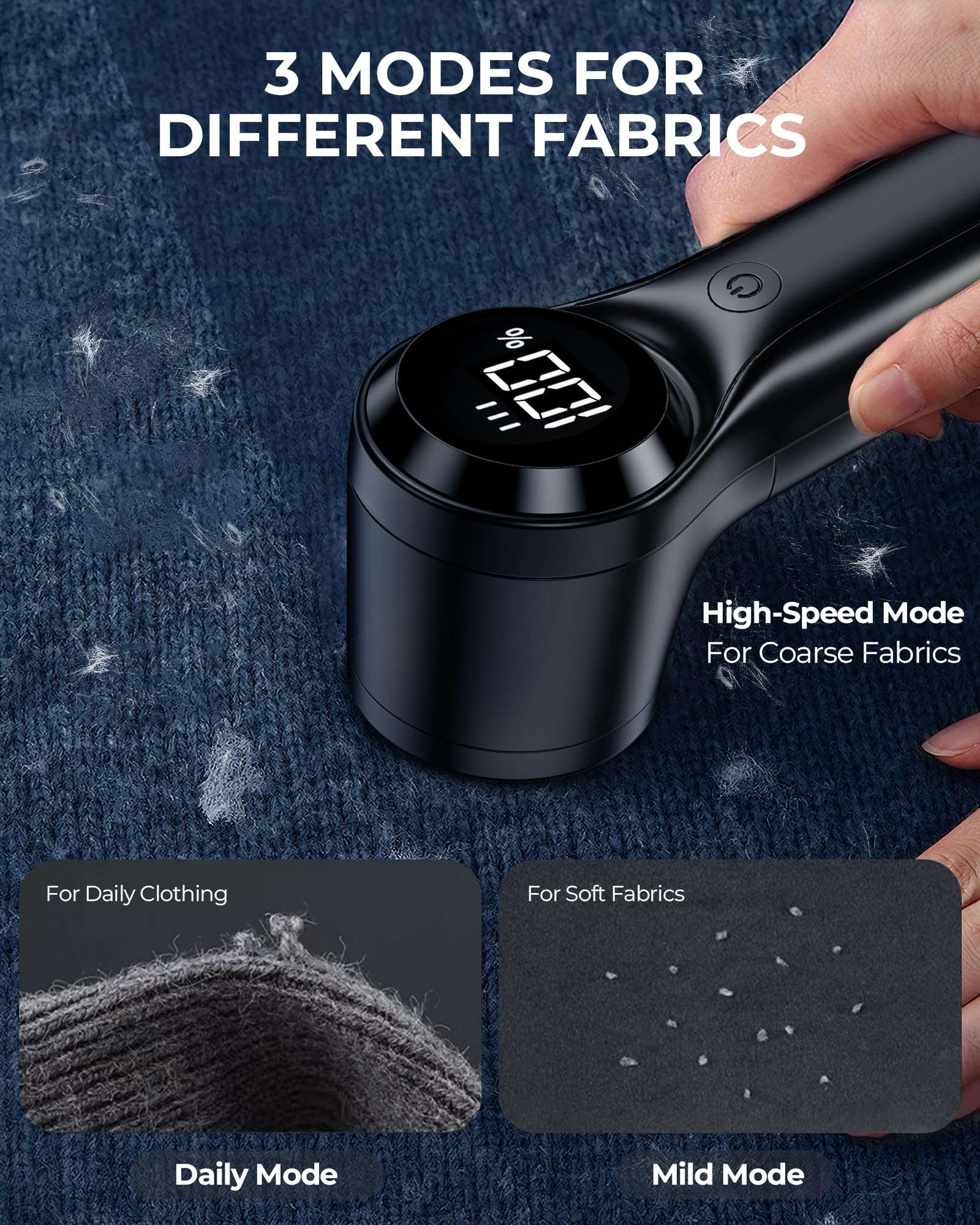 Sweater Shaver Razor Snapklik.com : FrSara Fabric Shaver, Rechargeable Lint Remover, 3-Speed ...