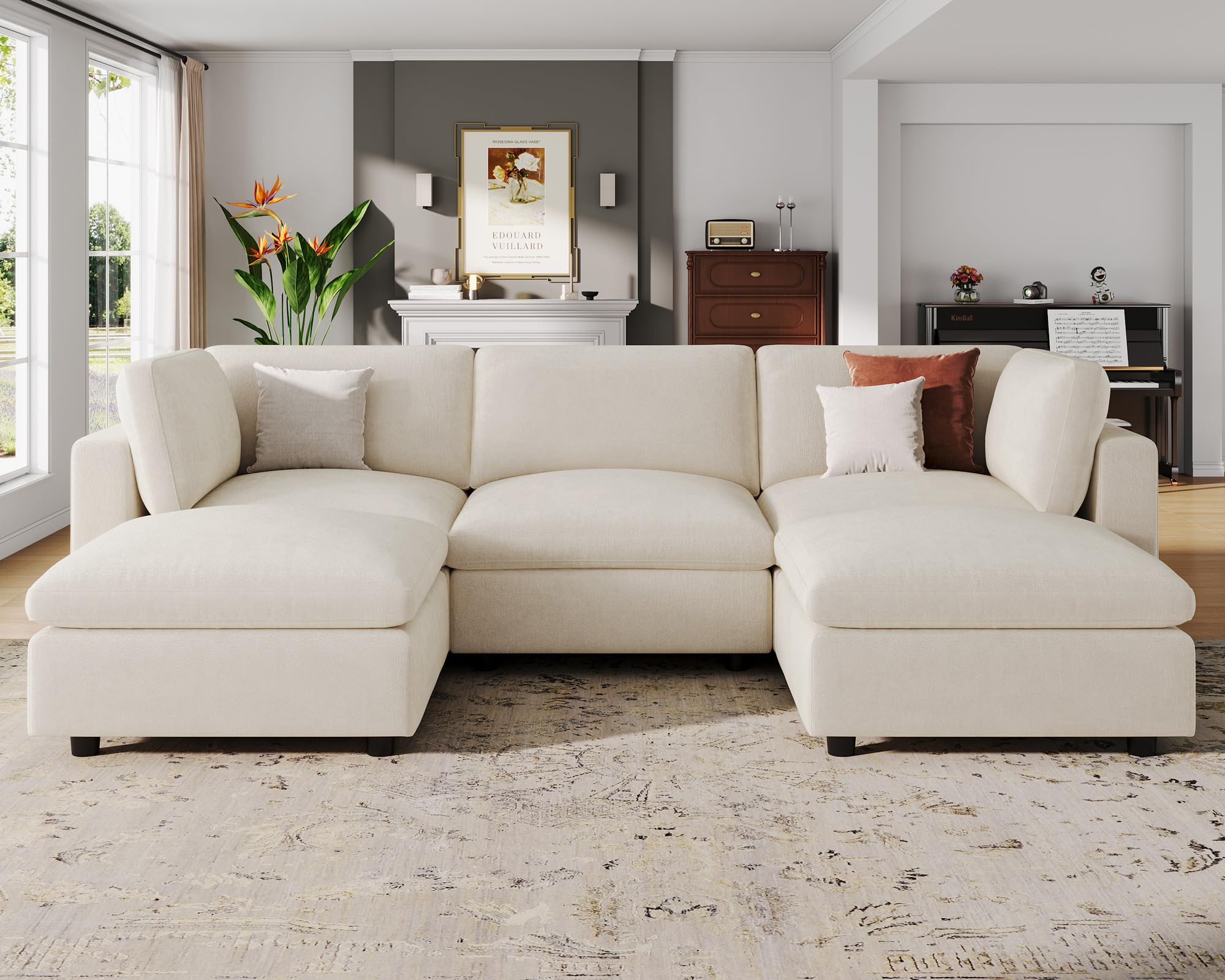 VANOMi Cloud Modular Sectional Sofa 5 Seat