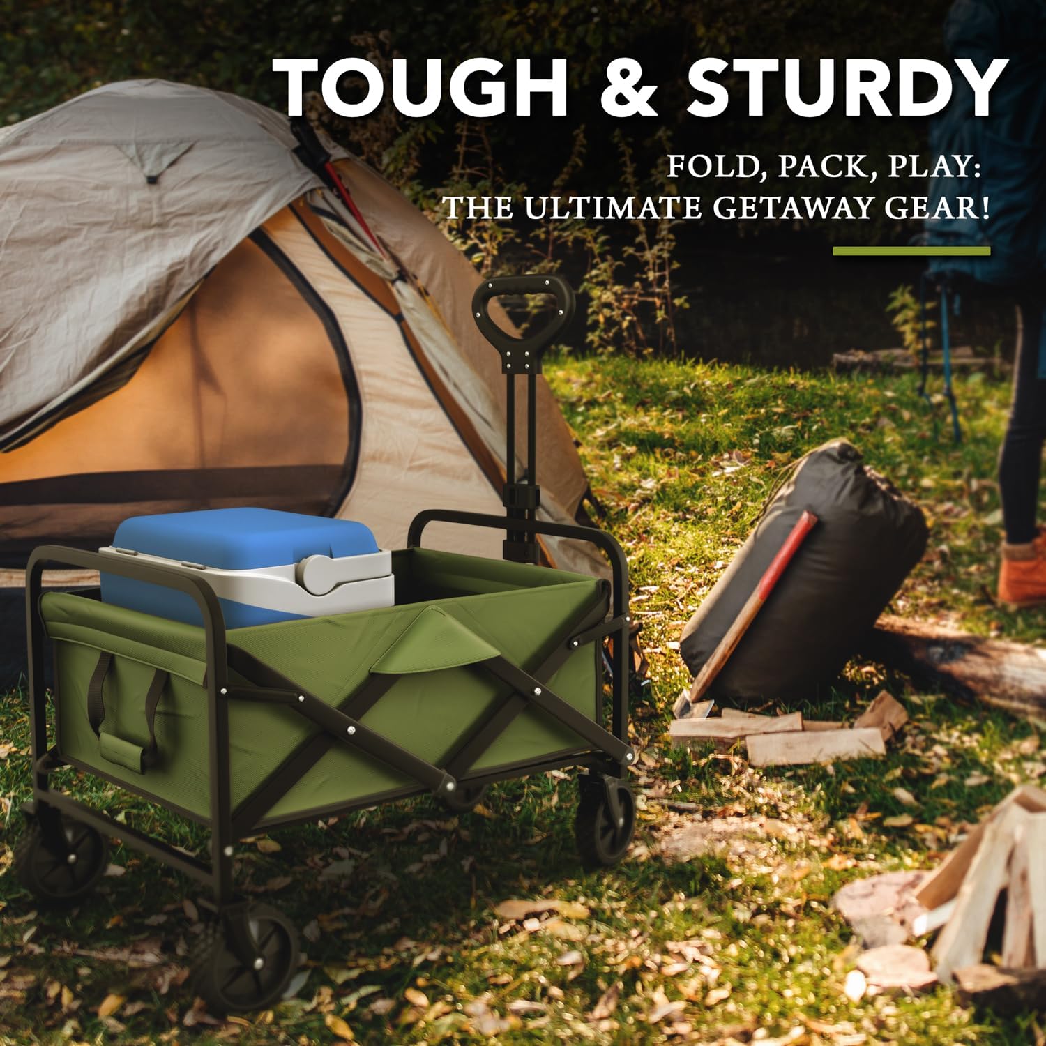 Unleash Your Adventure: The Ultimate Green Heavy Duty Utility Wagon Review!