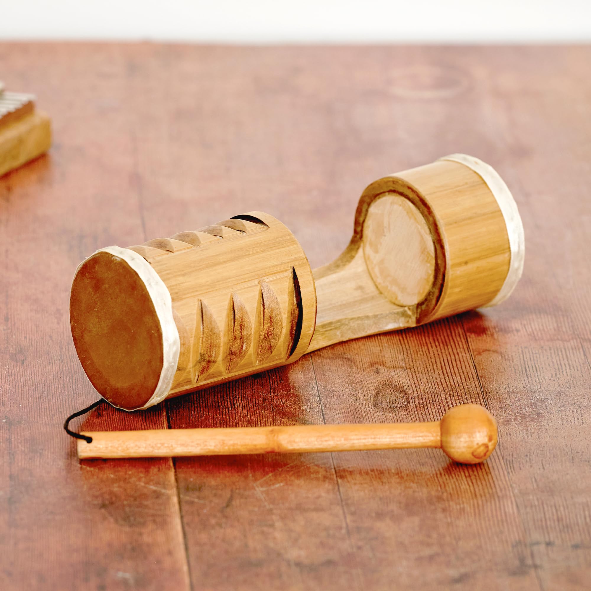 Jati Guiro Shaker en bois 3 en 1 Instrument