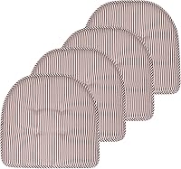 Vista 29 de Sweet Home Collection - Cojín de espuma viscoelástica para silla con capitoné, antideslizante, parte trasera de goma, en forma de U, 17 x 16 Gris