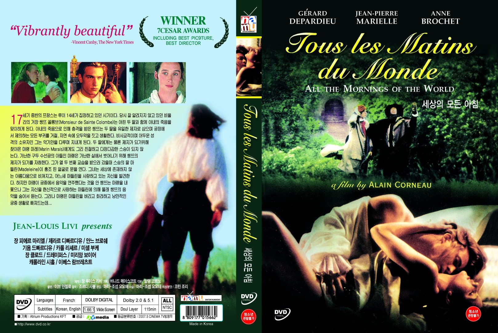 Tous les Matins du Monde: Amazon.co.uk: DVD & Blu-ray