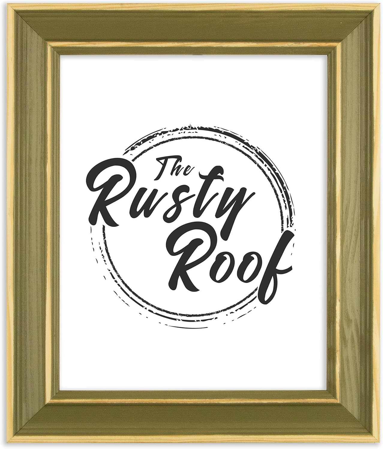 The Rusty Roof-Distressed Classic Oregano-Solid Wood Picture Frame-16x20