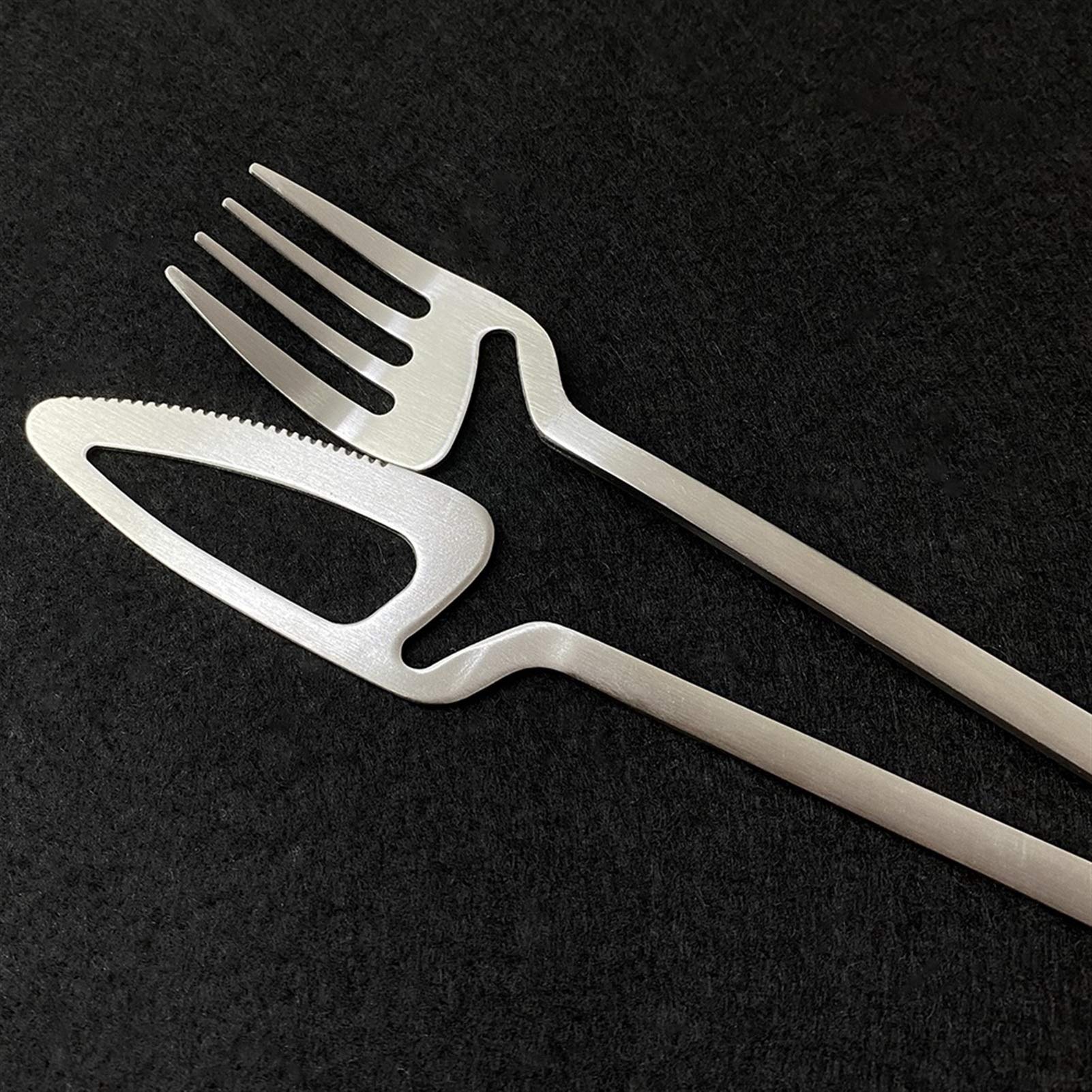 SIIGVER SITIBRE DE SERVICIOS DE ACERO INOXIDABLE 16 PCS MATE CUBIERTARIO CUBIERTAS CAPA CUCHILLA CUCHILLA DE CAPA DE CUCHILLA DE TORRIZADORES OCCIDUTOS CONFIGURAR (Color : Silver)