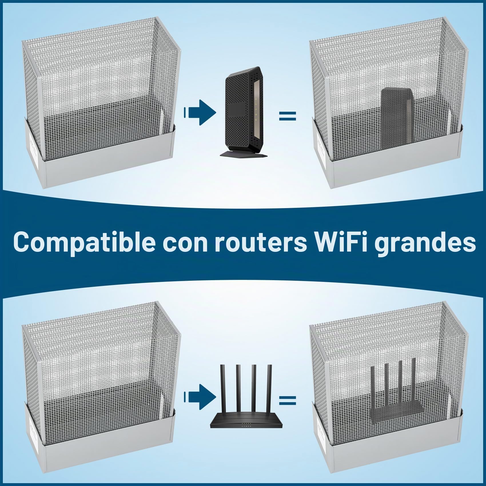 WiFi Guard EMF Faraday Cage para Router