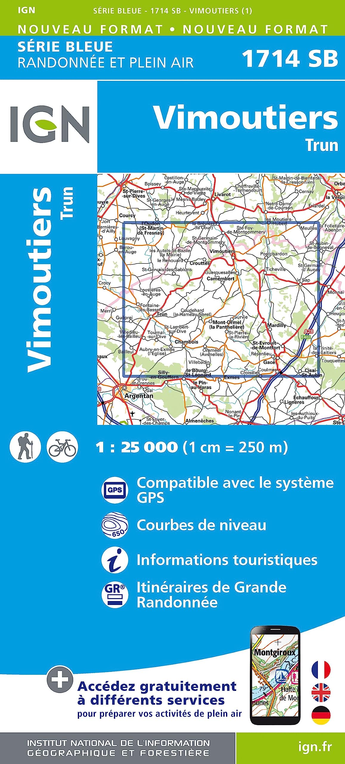 Vimoutiers / Trun (1714) (Série Bleue)