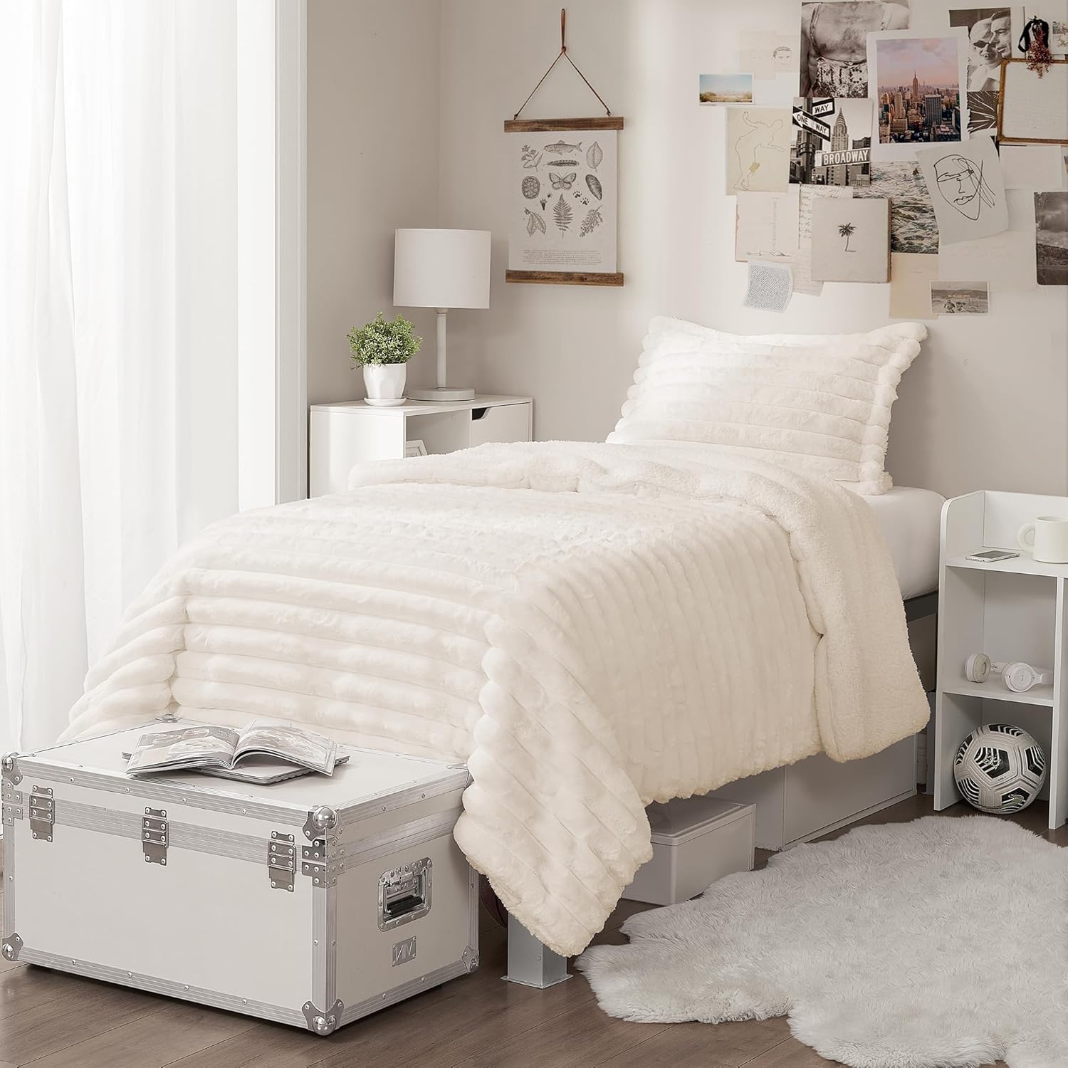 Byourbed Roll Cakes Chunky Bunny - Coma Inducer® Oversized Queen Comforter - Cream